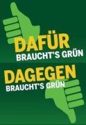 DAFÜR und DAGEGEN braucht's Grün - Kampagne der BÜNDNIS 90/DIE GRÜNEN Bundespartei