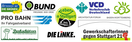 Kopfbahnhof 21 – Aktionsbündniss gegen Stuttgart 21 - Die Partner im Aktionsbündnis gegen Stuttgart 21 sind: